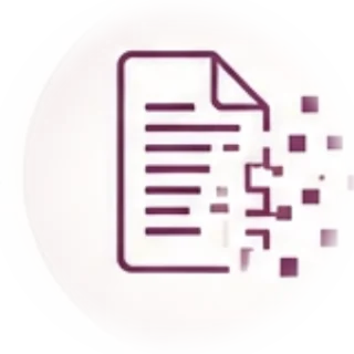 A document dissolving into pixels