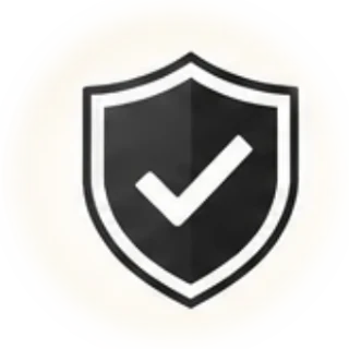 A shield with a checkmark